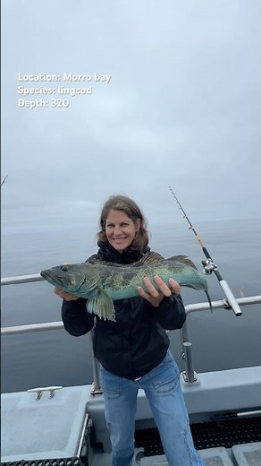 Louisiana Lady Lands a Legendary Lingcod in Morro Bay!
