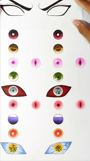 Anime Eyes - Demon Slayer [ Kimetsu no Yaiba ] #shorts