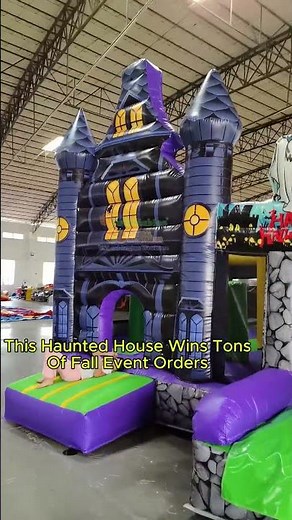 Inflatable Haunted House Maze | Boost Your Halloween Rental Bookings 👻（GH-034）