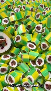 How Pixel Art Gets Put Into Candy 👏 | Sticky