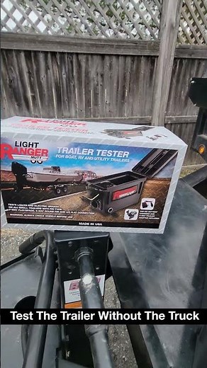 Test Your Trailer Without The Truck with the Light Ranger MUTT from IPA #towing