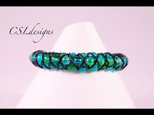 3D Triple Row Goddess Macrame Bracelet
