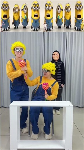 MINIONS SHARED ONLY WITH MINIONS #youandmeshow #cosplay #despicableme #minions