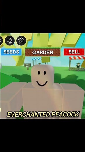 Everchanted Peacock In Grow A Garden #roblox #growagarden