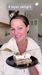 Make this easy 4-layer delight recipe. 😋 #yummyfood #easyrecipes #deliciousfood #easydesserts #fypシviralシ2024 #cooking | MaryMagie
