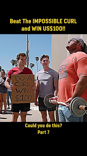 Beat The IMPOSSIBLE CURL Challenge and Win $100!