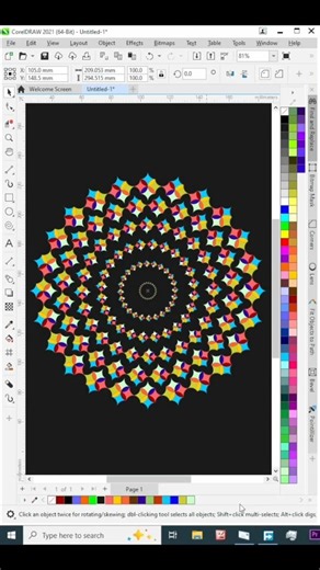 30 Seconds Pattern Design Coreldraw