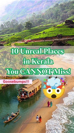 10 places in Kerala must visit | Best kerala travel guide #keralabackwaters #keralatouristplace