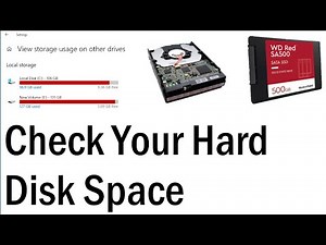 How To Check Total Hard Disk Space In Windows 10 | How To Check Your Hard Disk Space |