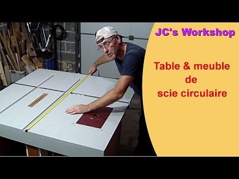 Comment faire une table meuble de scie circulaire & défonceuse - Travail du bois - #33