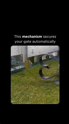 AI | Technology | Science on Instagram: "🚪 No keys. No power. No electronics. So how does this gate lock itself automatically? 🤯 This automatic gate locking system relies purely on mechanical engineering 🛠️. As the gate closes, gravity ⬇️, leverage ⚙️, and precise alignment 📐 activate the lock instantly. No wiring 🔌. No buttons 🔘. No electricity ⚡. Just smart mechanical design working quietly in the background to improve home security 🏡🔒. These low-maintenance locking mechanisms prove th