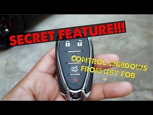 HOW TO CONTROL WINDOWS FROM REMOTE CAMARO TURBO GEN 6