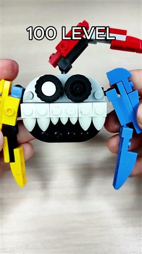 Prototype 0 LEVEL vs 100 LEVEL vs 1000 LEVEL LEGO #poppyplaytime #lego