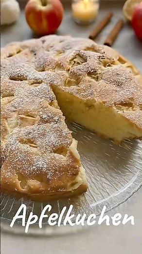 Apfelkuchen sehr fein nach Omas Rezept 🍎