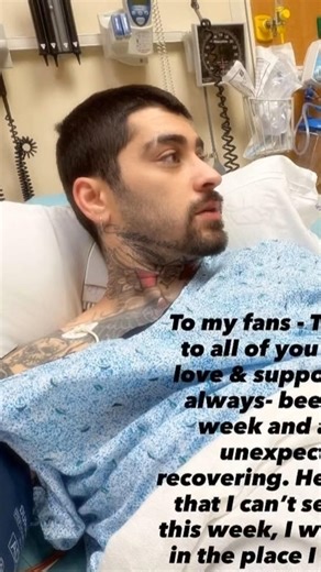 Zayn Malik hospitalized on the day of his album release!! Get well soon, Zayn 😢