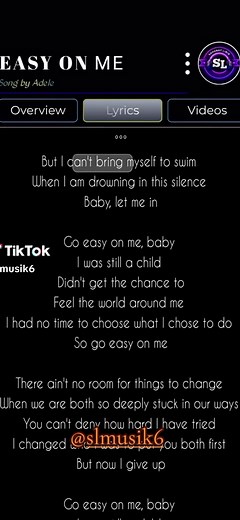 Easy On Me by Adele - Lyrics and Karaoke