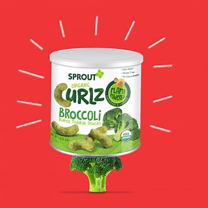 66K views | Hip hip hooray! Sprout won the Delicious Living Best Bite Award 2 years in a row! Broccoli Curlz was the 2017 winner in the Best Baby or Toddler Food Category. This little guy's pretty pumped about it.  | Sprout Organics | Facebook