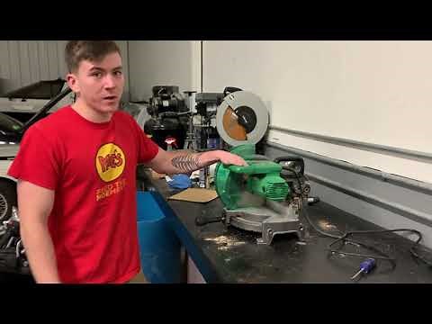 How to Open a Hitachi Miter Saw