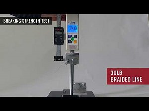 Braided Line Strength Test 30lb
