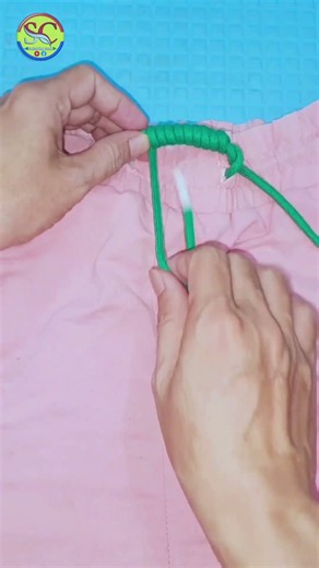 Knot rope tip diy at home 💡 Useful knot idea for you ep329