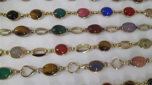 Genuine SCARAB Bracelets>vintage Gold Scarab Bracelets,real Semi-precious Scarab Stones,egyptian Scarab Bracelet,scarab Link Bracelet,nos - Etsy