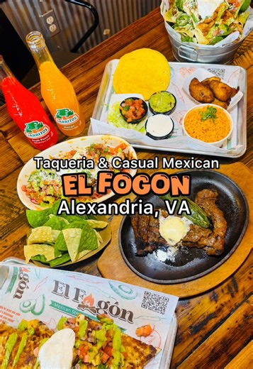 🌮🔥 Family Owned Local Favorite Taqueria & Restaurant!👇 El Fogon Taqueria is a family owned spot bringing vibrant, authentic flavors to Alexandria’s West End Perfect for tacos, burritos, quesadillas, fajitas, and more. 😋 It’s known locally for fresh ingredients, handmade corn tortillas, and a menu that blends classic Mexican street food with creative takes that keep people coming back. 👇Highly recommend the following: * Chicken Quesdilla * Carne Asada Fries * Loaded Nachos * Carne Asada Stea