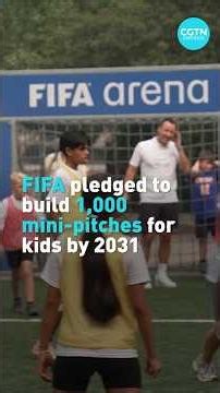 FIFA pledged to build 1,000 mini pitches for kids by 2031