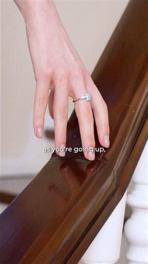 Proper handrail technique for heels #etiquette #stairs