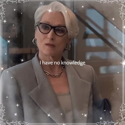 this is TDWP 2 trailer summed up 😭 I think she’s lying ngl #thedevilwearsprada #tdwp #mirandapriestly #thedevilwearsprada2 #fyp