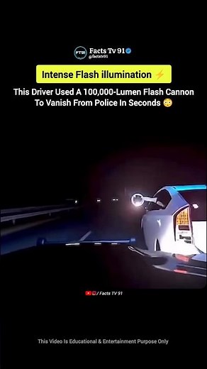 100,000-Lumen Flash Cannon Blinds Everything 😳💥