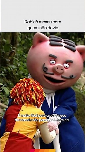Emília loses her temper with Rabicó | Sítio do Picapau Amarelo | Globoplay | #Shorts