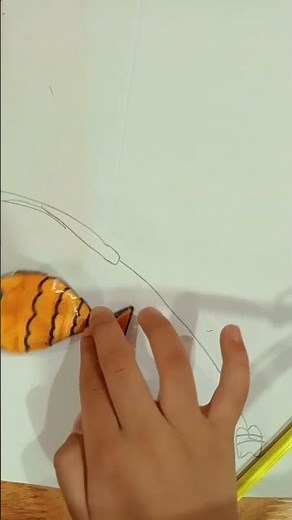 making paper fishing rod 😉