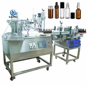 [Hot Item] Auto Plastic Glass Bottle Essential Oil Perfume Liquid Filling Capping Machine