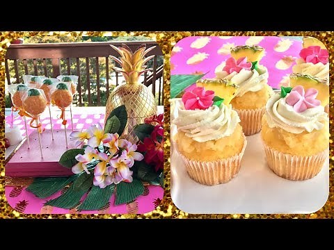 Pineapple Party Ideas and Decor | Pretty Pineapple Desserts