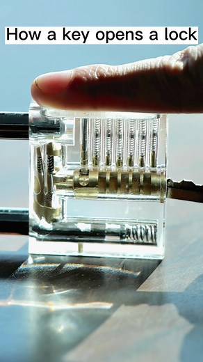How a key opens a lock?#lock #key #intelliware #factory