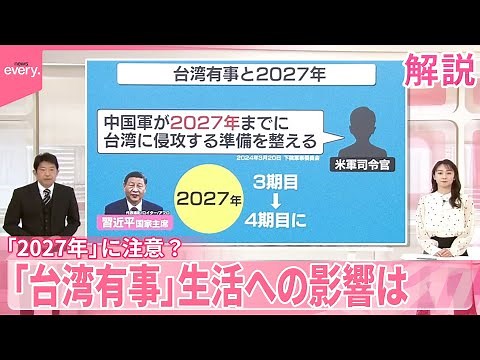 【戦後80年】台湾有事「2027年」に注意？ 米中が全面衝突で“食べ物に困る”事態も ガソリンや灯油…生活への影響を検証