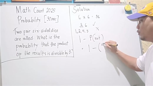 Math Count 2025 Probability... - Engr. Isaiah James Maling