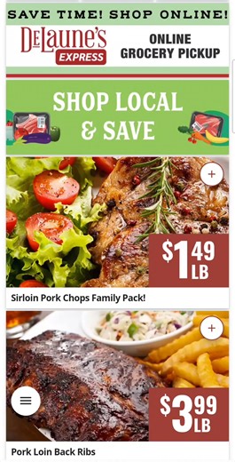 CLICK HERE for our weekly ad sales: https://www.delaunessupermarket.com/digital-ad | Delaunes Supermarket
