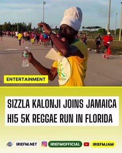 Reggae icon Sizzla Kalonji participated today in the Jamaica Hi5 5K Reggae Run, held at Miramar Regional Park in Florida. The event, which blends the rhythmic energy of reggae with the invigorating spirit of a 5K run, aims to promote health, wellness, and community engagement. As a Race Ambassador, Sizzla was seen jogging through the course, inspiring fellow participants with his presence and support. Want the full story? Visit iriefm.net to read more! Written by: K'Shema Francis-Pitt #IrieFM #1