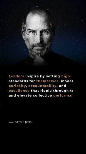 Steve Jobs on Leadership | Inspiring Quote About Excellence, Curiosity & High Standards