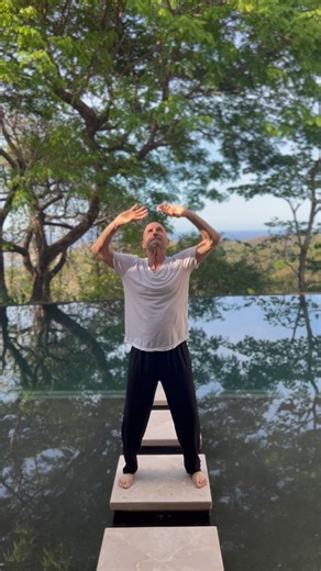 12 reactions | Sharing a gentle gesture of Qi Gong from comfort of my...