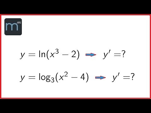 Derivatives of logarithms (High School)