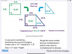 Free practice math test for State Exams using Apple(r) iPad(r).