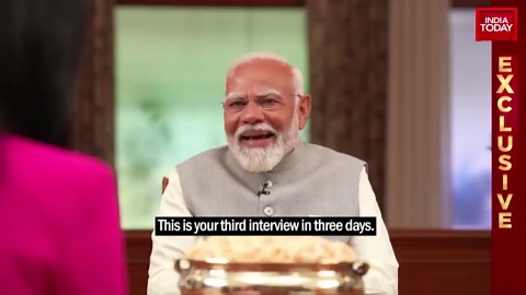 PM Narendra Modi reveals why he does not hold Press Conferences and gives less interviews. [Summary in Comments Section]