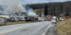 Multiple stations respond to fire in Whitney Point