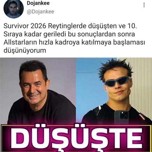 Survivor 2026 reyting sonuçları #shorts