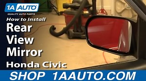 How to Replace Mirror 2001-05 Honda Civic