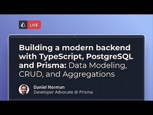 Modern backend with TypeScript, PostgreSQL and Prisma - Part 1: Data Modeling, CRUD and Aggregations