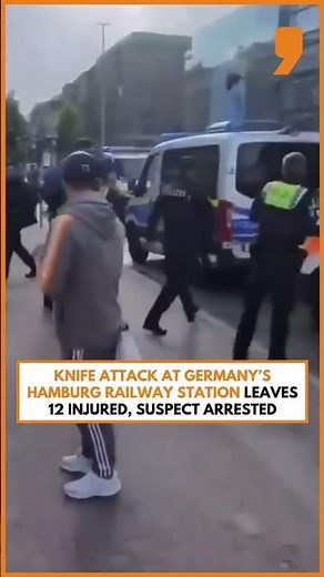 Knife Attack at Hamburg Train Station Injures 12 | Suspect Arrested | News9