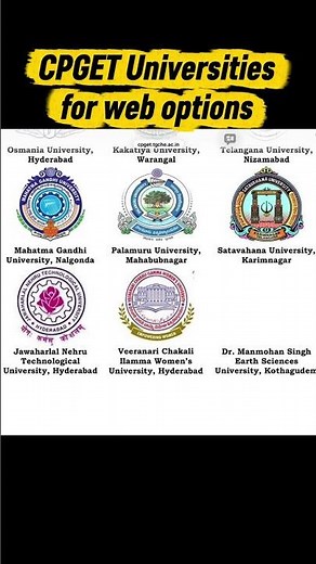 CPGET 2026 Complete Guide:Universities, Colleges,& Courses Explained|Regular Vs Self Finance#Osmania